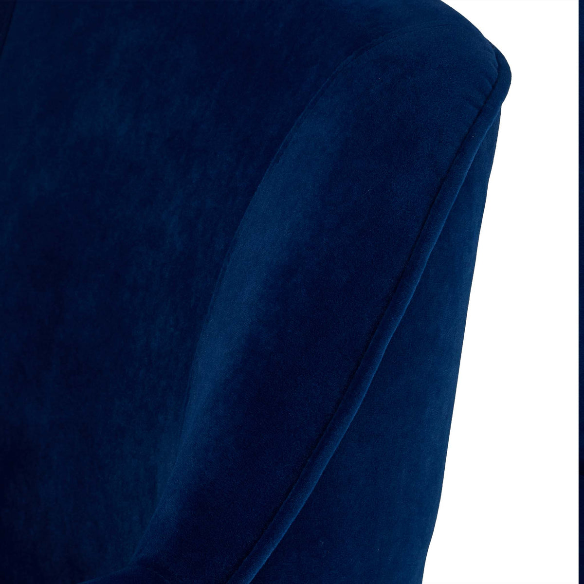 Delphine Navy Blue Velvet Glam Accent Chair