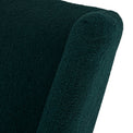 Knox Green teddy boucle armchair with stool