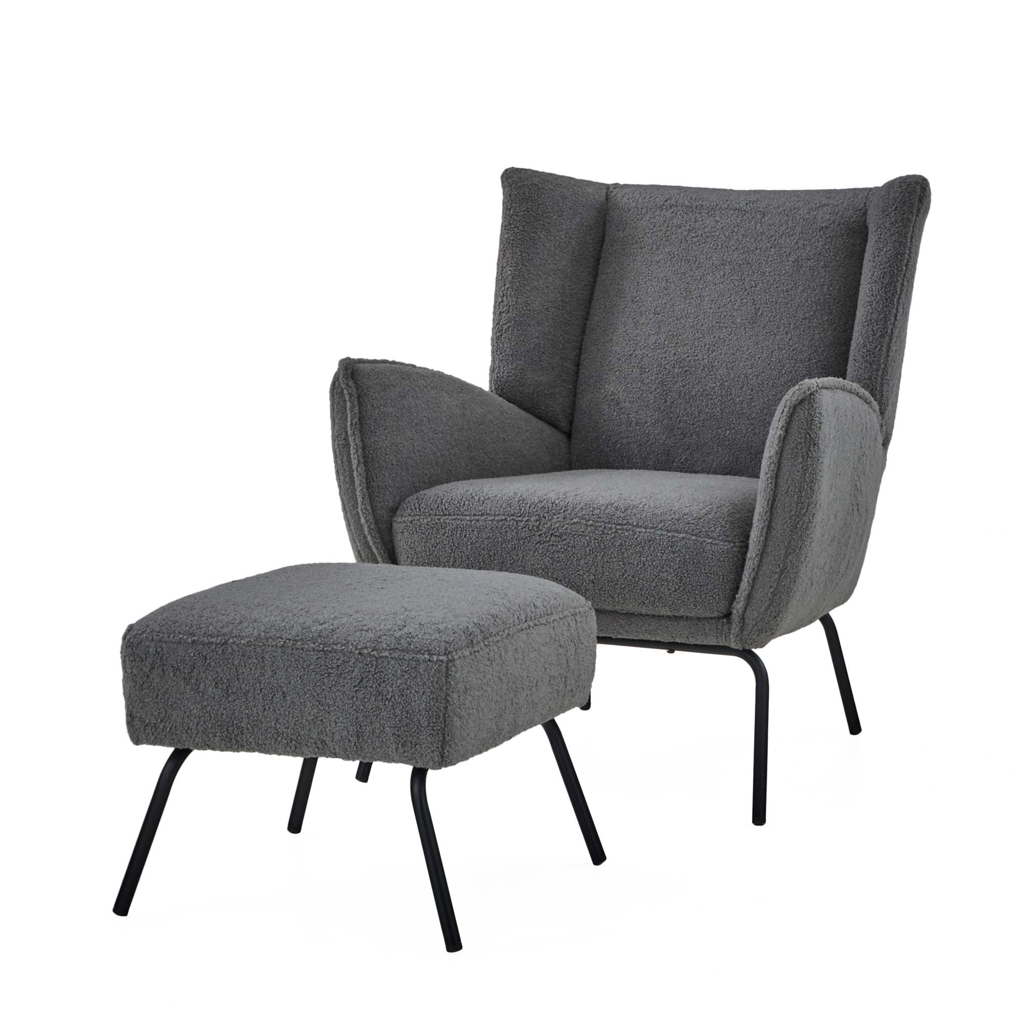 Grey on sale teddy chair