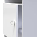 Aria White gloss 1 door storage cabinet