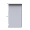 Aria White gloss 1 door storage cabinet for bathroom