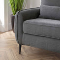Oswald Charcoal Grey 2 Seater Couch