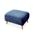 Rowen navy footstool