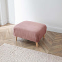 Rowen plum pink footstool 