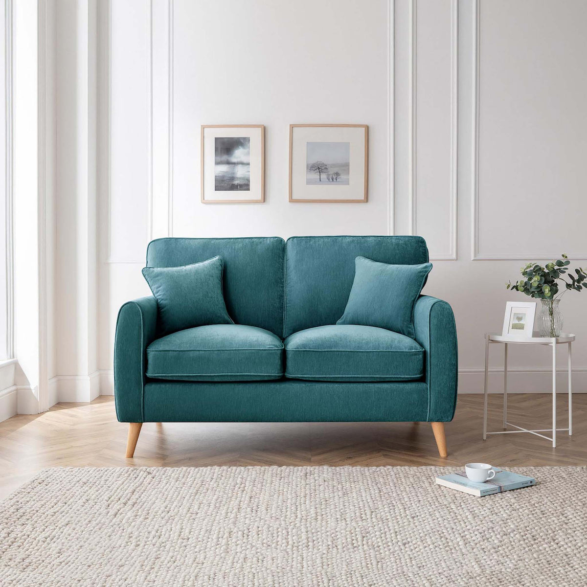 Ada Emerald Green 2 Seater Sofa from Roseland Furniture
