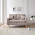 Ada Mink 2 Seater Fabric Couch for Living Room
