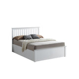  Trent White Wooden Ottoman Small Double Bed 