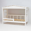 Childrens White Hideout Play Bed Frame