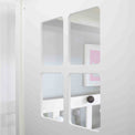 close up of the windows on the Childrens White Hideout Bed