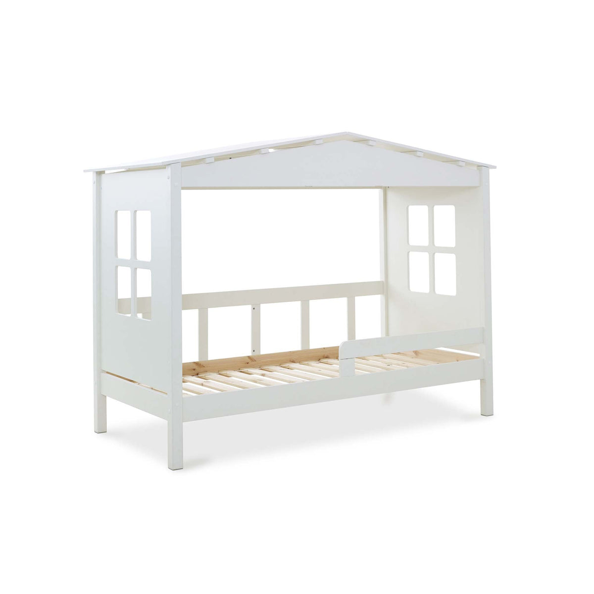 front view of the Childrens White Hideout Bed