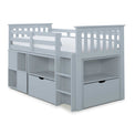 Huckerby Grey Childrens Sleep Station Storage Bed from Roseland Furniture