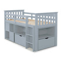 Huckerby Grey Kids Sleep Station Storage Bed