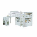 Huckerby White Kids Sleep Station Storage Bed by Roseland Furniture