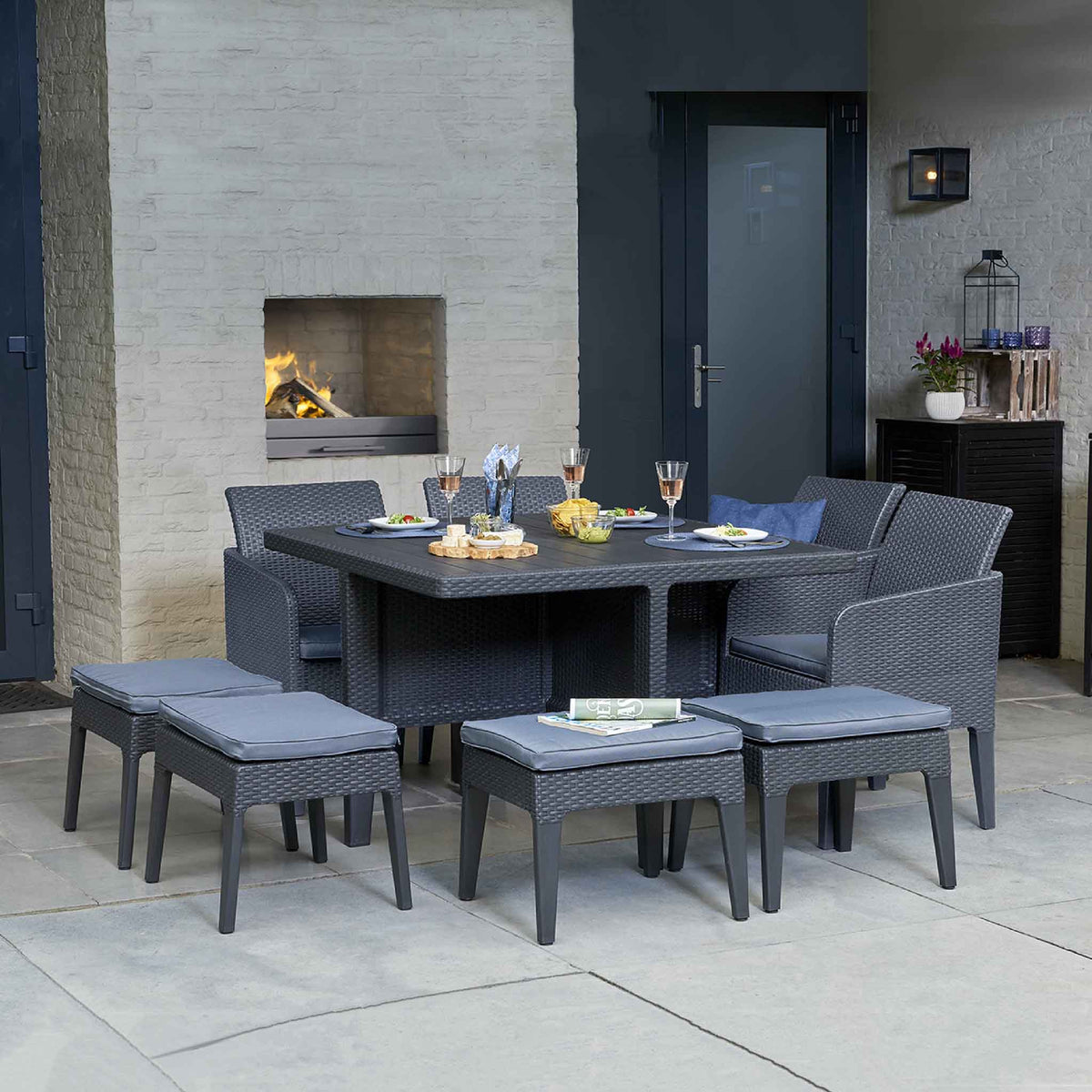 Keter Dine Out 4-8 Seater Dining Set