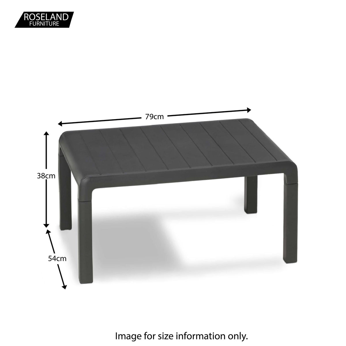 Allibert Balcony Set - Size Guide for Table