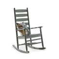Oakland Rocking Chair in grey by Roseland Furniture