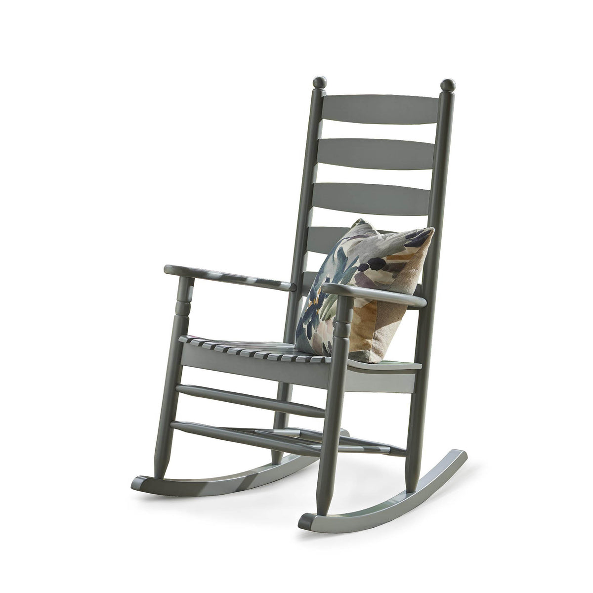 Oakland Rocking Chair in grey - Side view