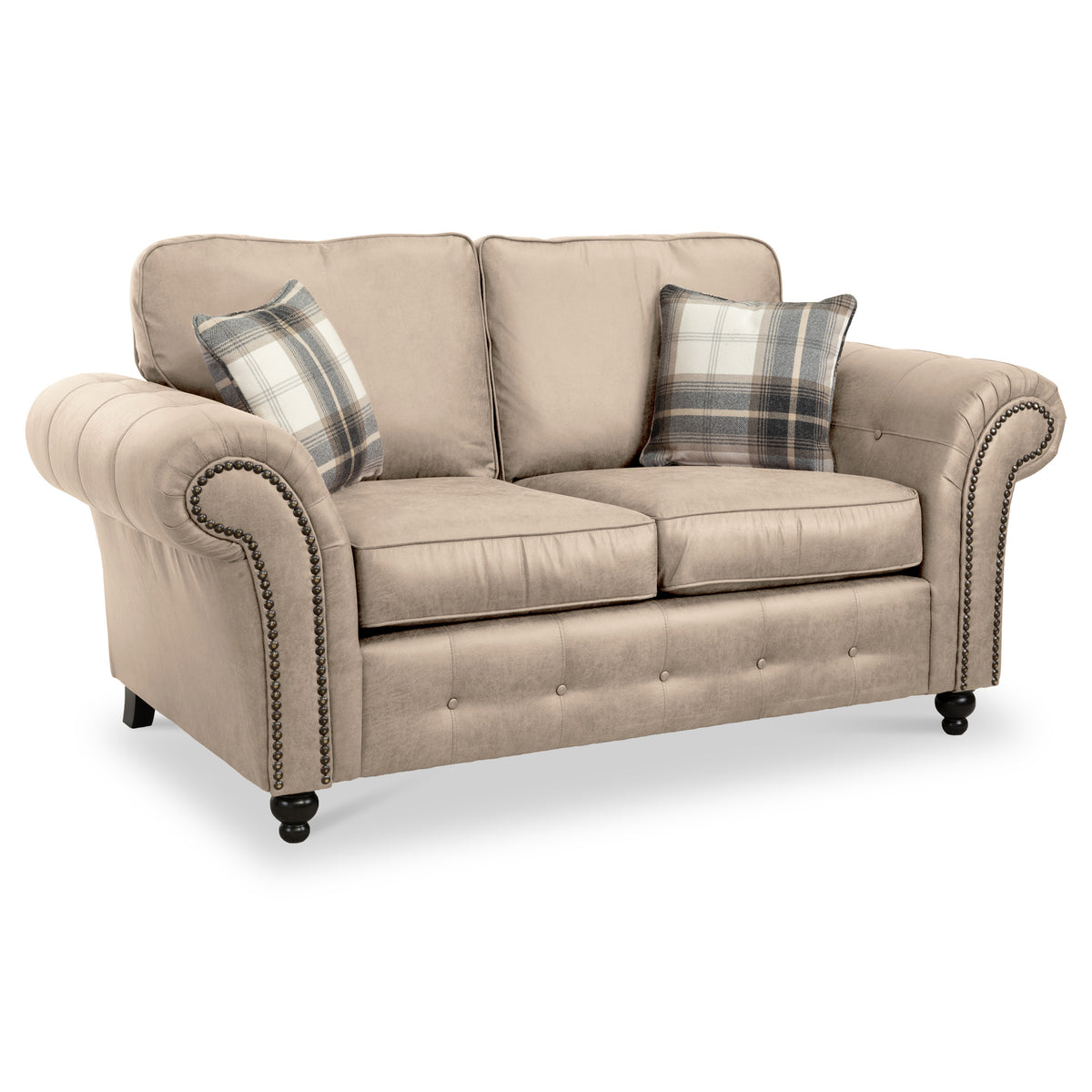 Edward Marble Faux Leather 2 Seater Sofa from Roseland Furniture