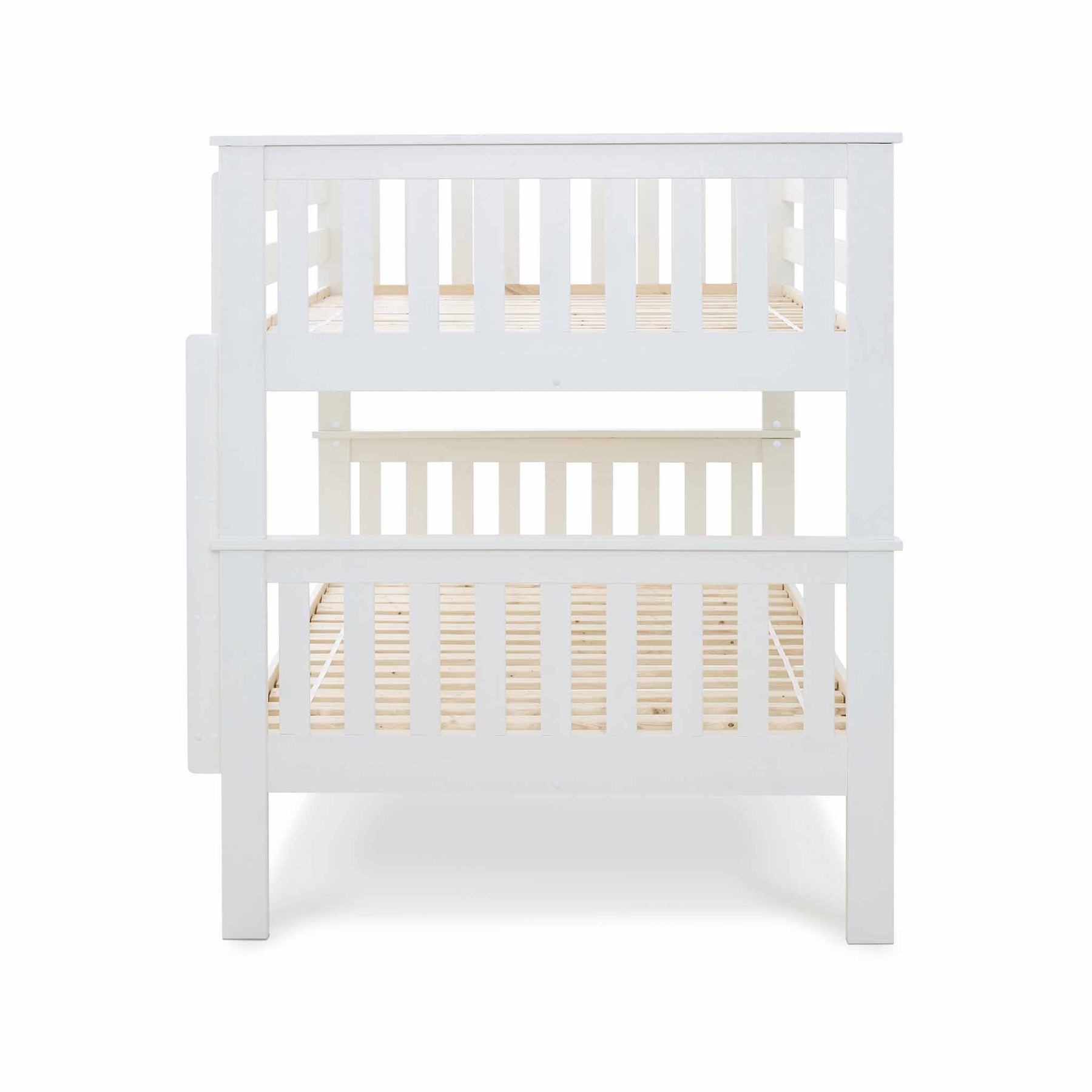 end vie of the Quad 4 Sleeper Small Double Bunk Bed