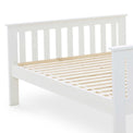 close up of the slatted headboard on th Quad 4 Sleeper Small Double Bunk Bed
