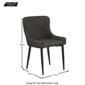 Pearl Dining Chair - Size Guide
