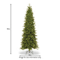 Carrington Fir 6ft Slim Tree dimensions