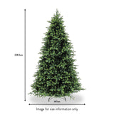 Cumberland 7.5ft Tree dimensions