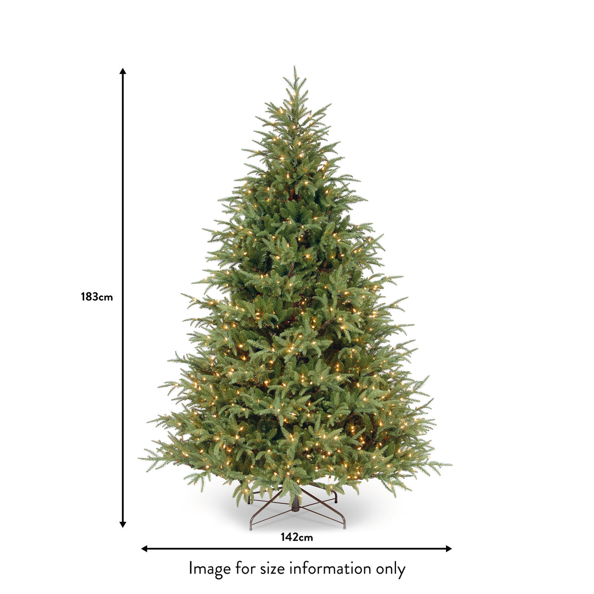 Frasier Grande Pre Lit Warm White LED 6ft Tree
