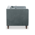 Pippa Airforce Blue Plush Velvet 2 Seater Sofa from Roseland Furniture