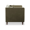 Pippa Fern Green Plush Velvet 2 Seater Sofa from Roseland Furniture