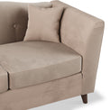 Pippa Platinum Plush Velvet 2 Seater Sofa from Roseland Furniture