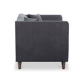 Pippa Steel Grey Plush Velvet 2 Seater Sofa from Roseland Furniture