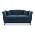 Pippa Teal Plush Velvet 2 Seater Couch