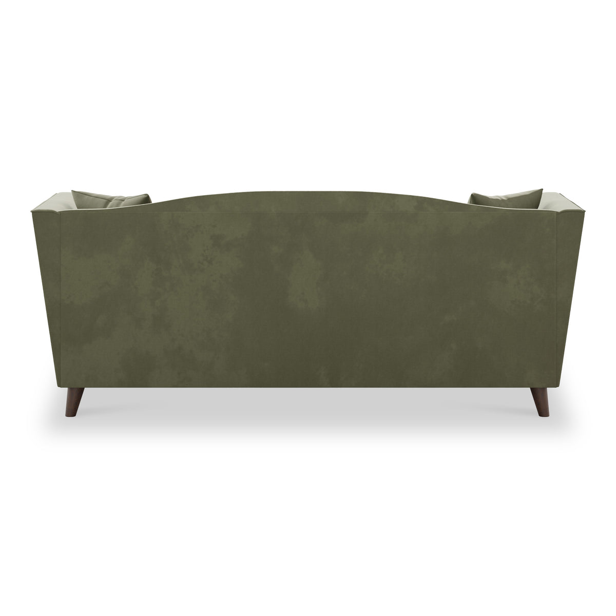 Pippa Fern Green Plush Velvet 3 Seater Sofa