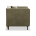 Pippa Fern Green Plush Velvet Snuggler Armchair