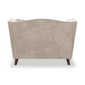 Pippa Platinum Plush Velvet Snuggler Armchair