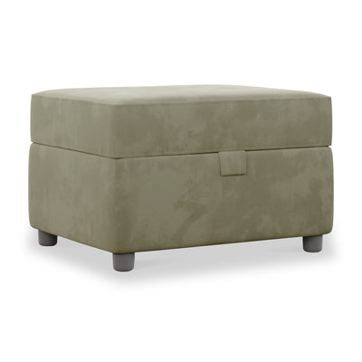 Pippa Velvet Small Storage Footstool