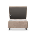 Pippa Velvet Small Storage Footstool