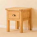 Roseland Oak Lamp Table - Lifestyle side view