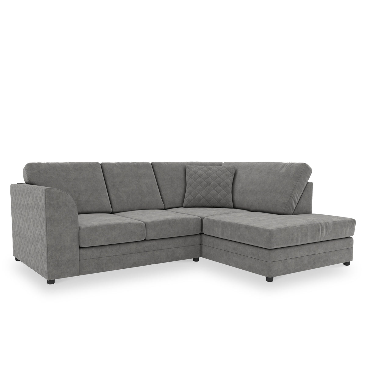 Seymour Charcoal Right Hand Corner Sofa from Roseland Furniture