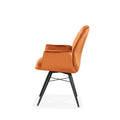 Quinn Swivel Velvet Dining Chair