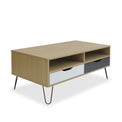 Harwood Scandi 2 Drawer Coffee Table from Roseland