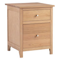 Falmouth Oak Filing Cabinet by Roseland Furniture