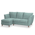 Tamsin Duck Egg Left Hand Chaise Sofa from Roseland furniture