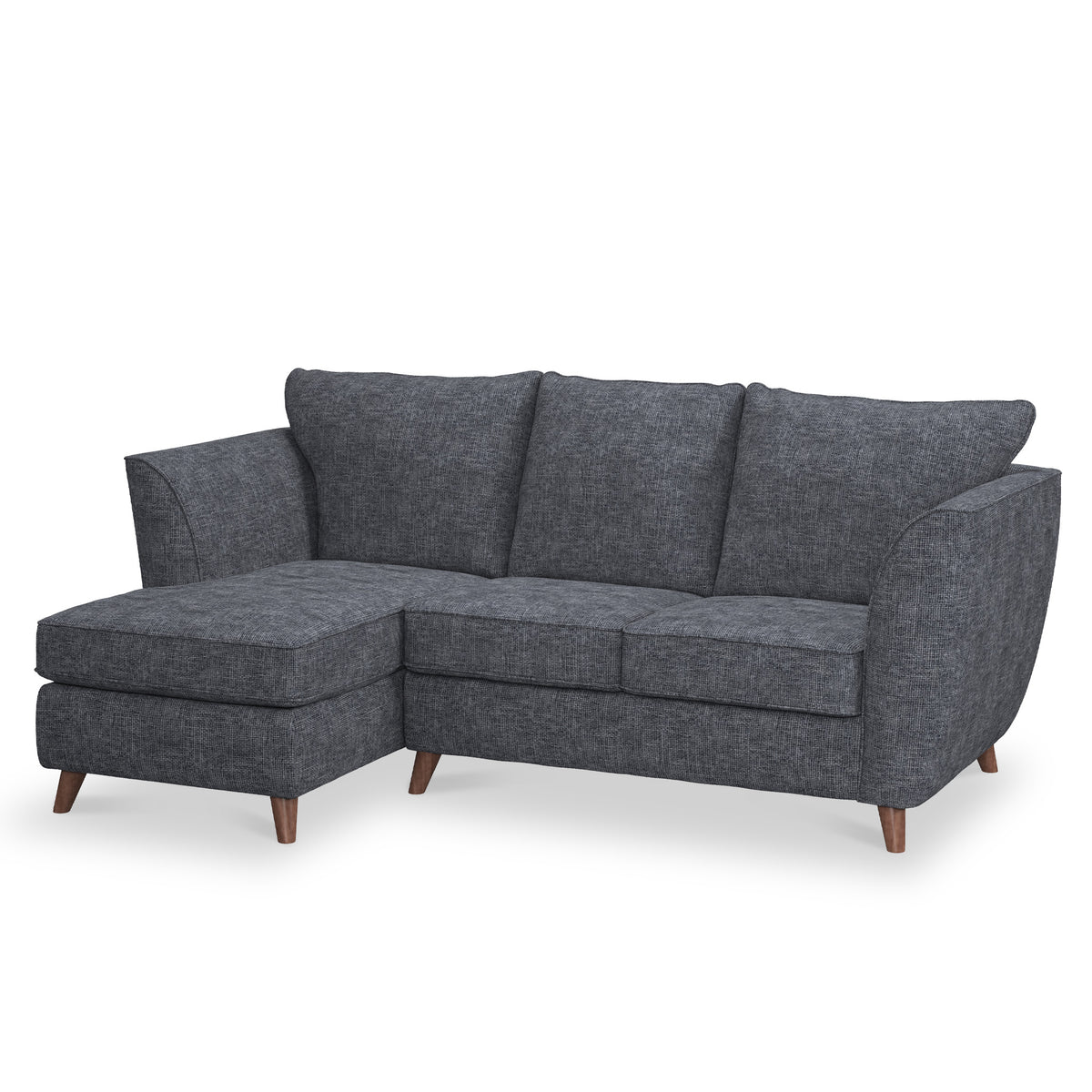 Tamsin Navy Left Hand Chaise Sofa from Roseland Furniture