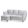 Tamsin Silver Left Hand Chaise Sofa from Roseland Furniture