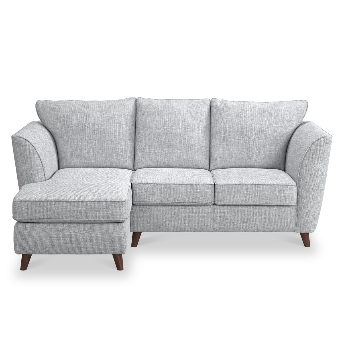 Tamsin Silver Left Hand Chaise couch 