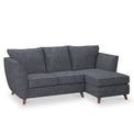 Tamsin Navy Right Hand Chaise Sofa from Roseland Furniture