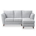 Tamsin Silver Left Hand Chaise Sofa 