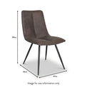 Pelham Brown Dining Chair from Roseland